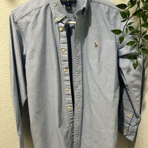 Ralph Lauren Light Blue Button-Down Oxford Shirt